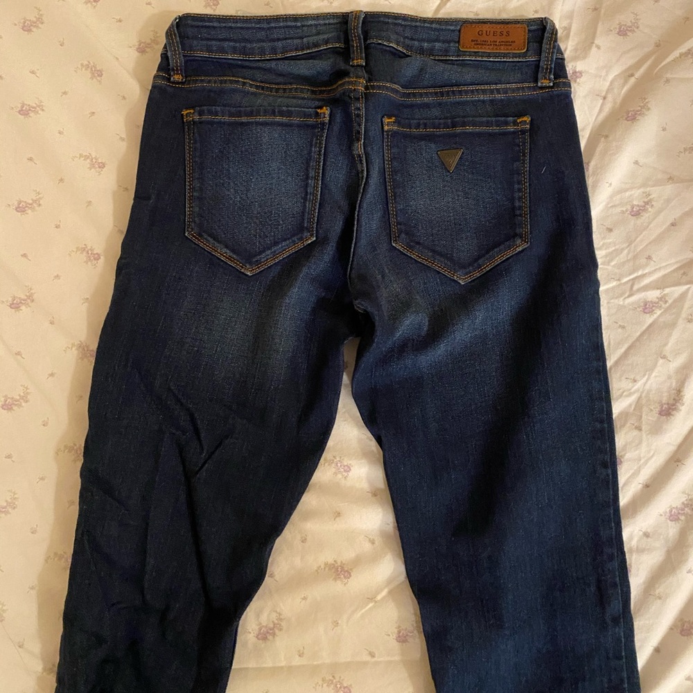Guess dark skinny jeans